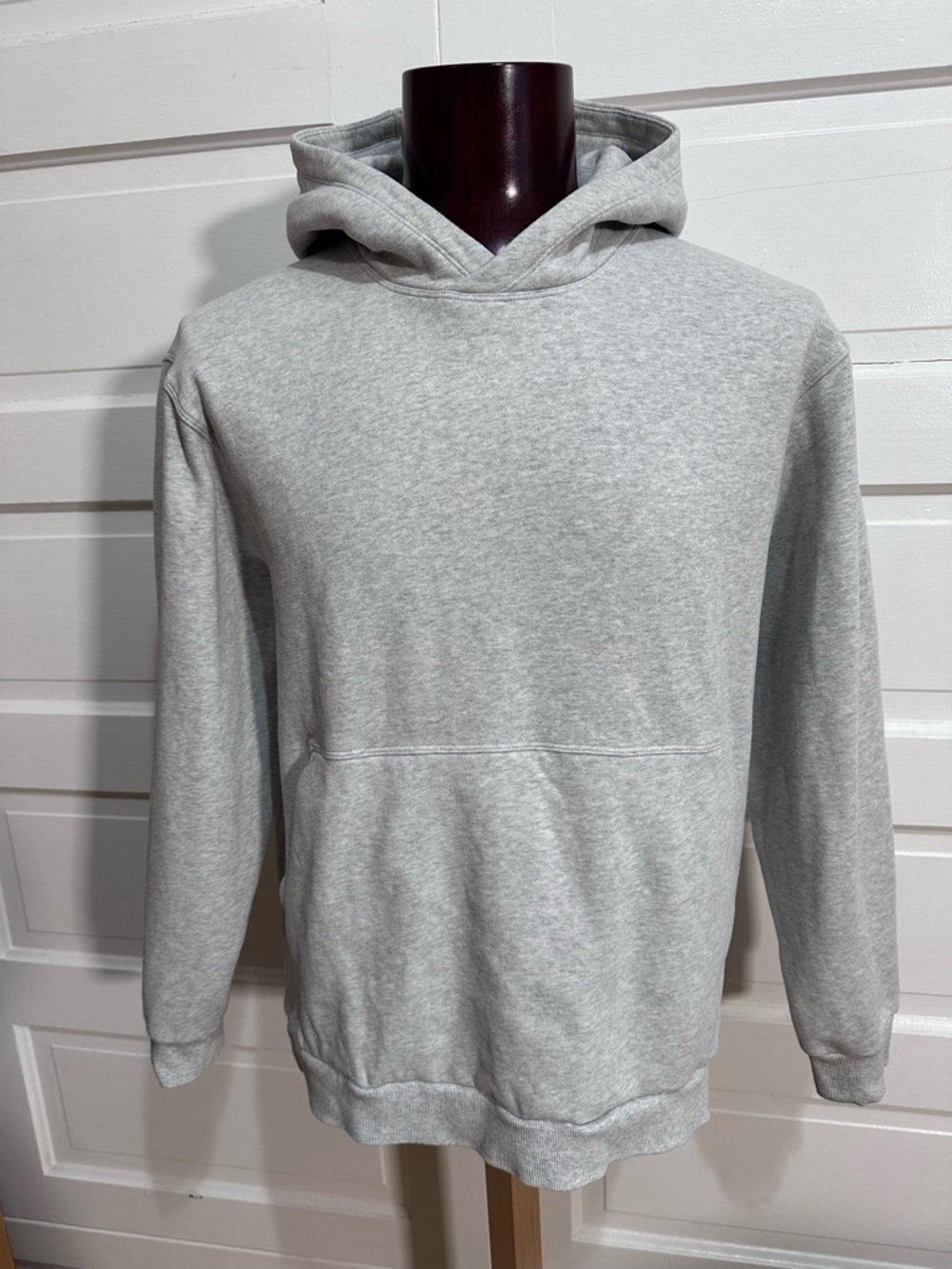Lululemon *Steady State Pullover Hoodie Size XL Heathered Light Grey $148